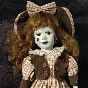 Creepy Doll - Burned & Buried Miner - 19" Tall